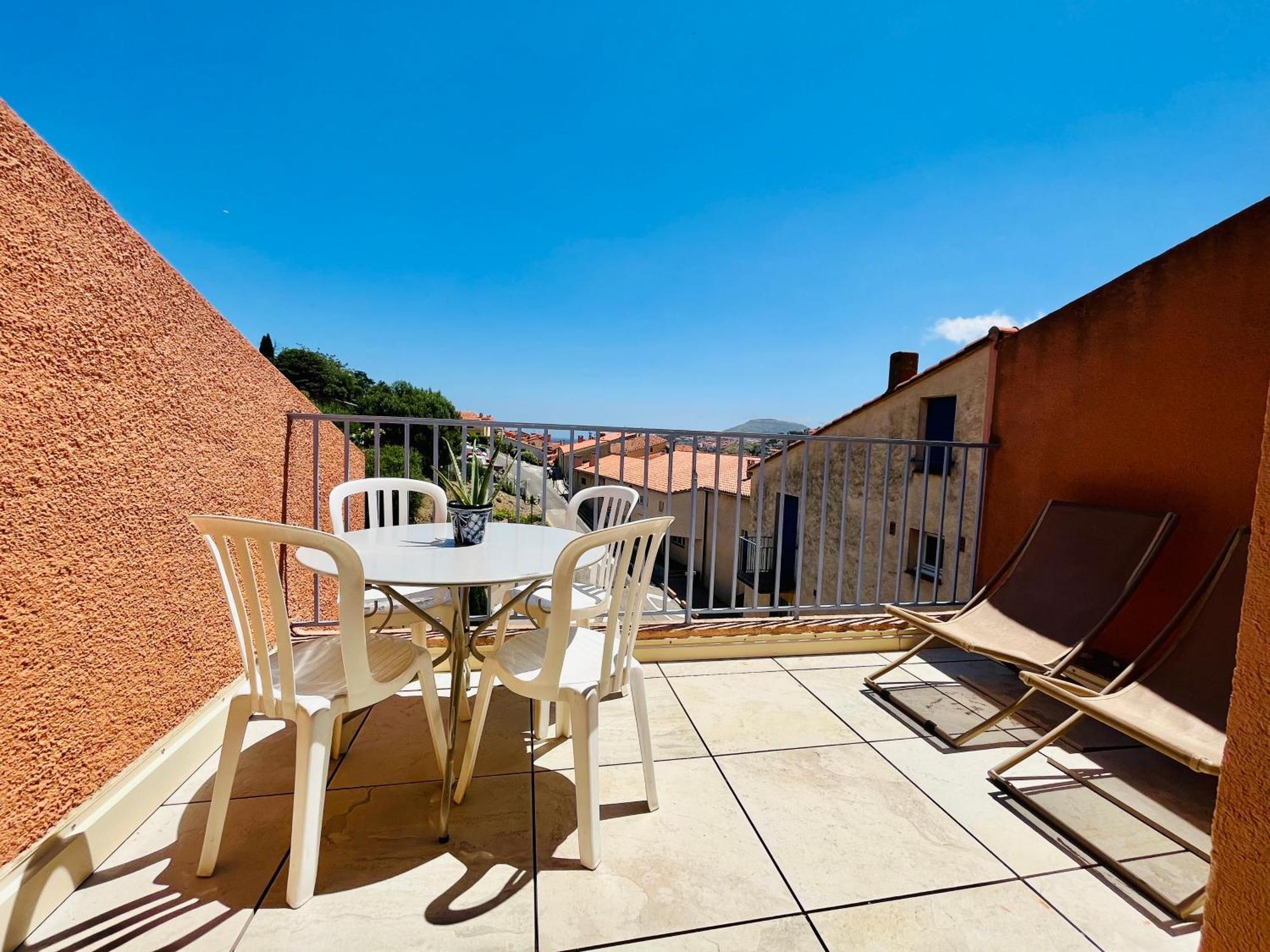 Appartement Collioure, Grande Terrasse Et Parking Dış mekan fotoğraf